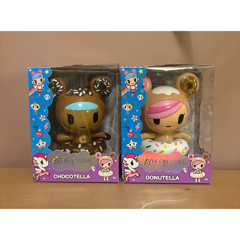 tokidoki x Neon Star DONUTELLA & CHOCOTELLA